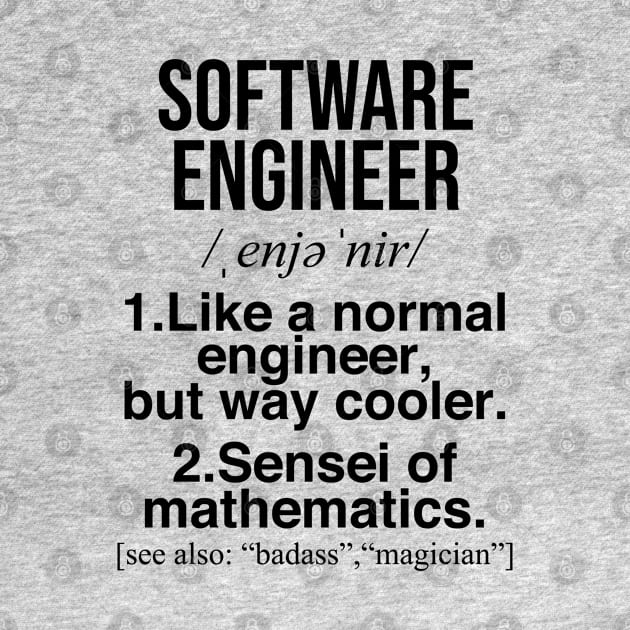 Software engineer funny gifts by SerenityByAlex